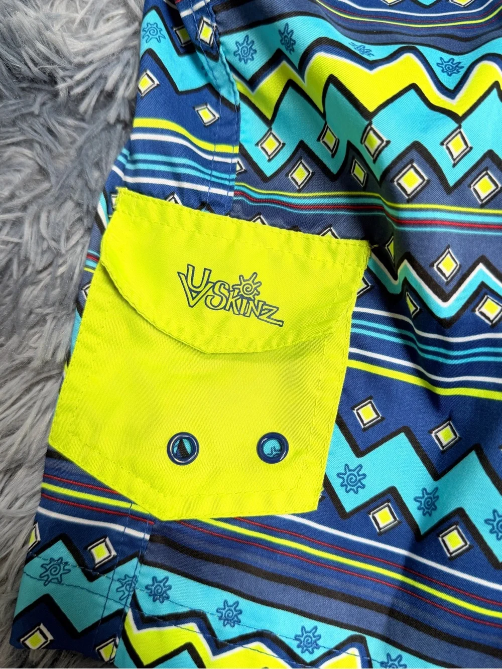 UV Skinz Bright swim rash guard & swim trunks 4T boys coord-sets matching